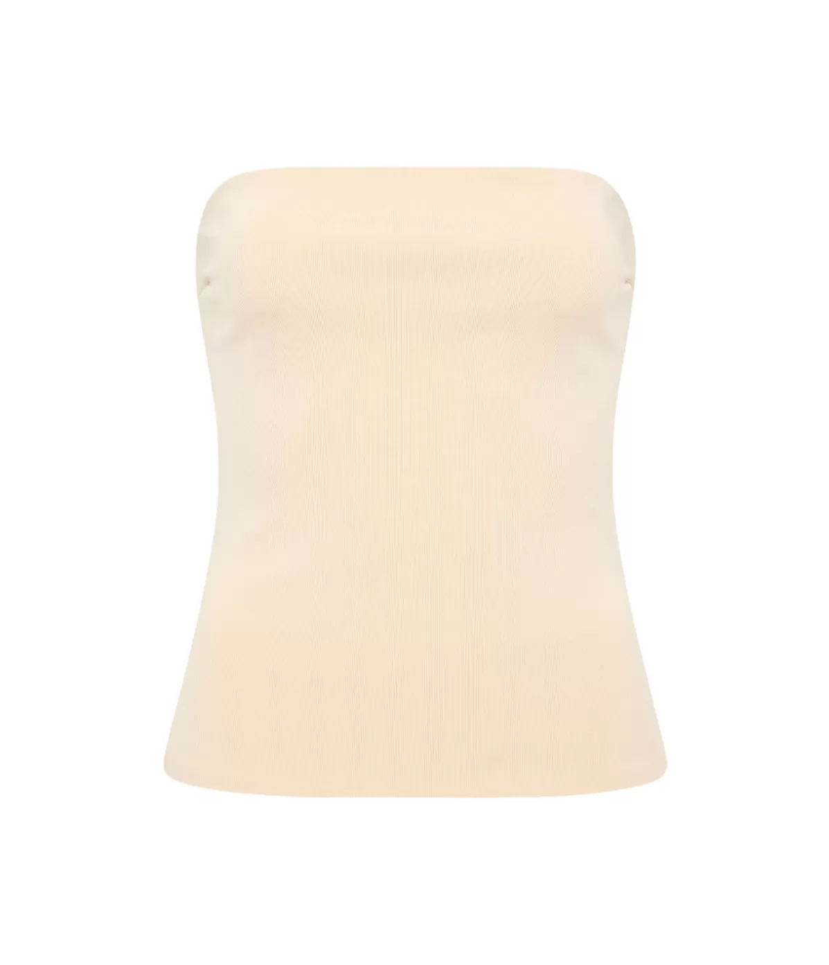 Esse Studios Illi Strapless Top in Buttermilk Flash Sale