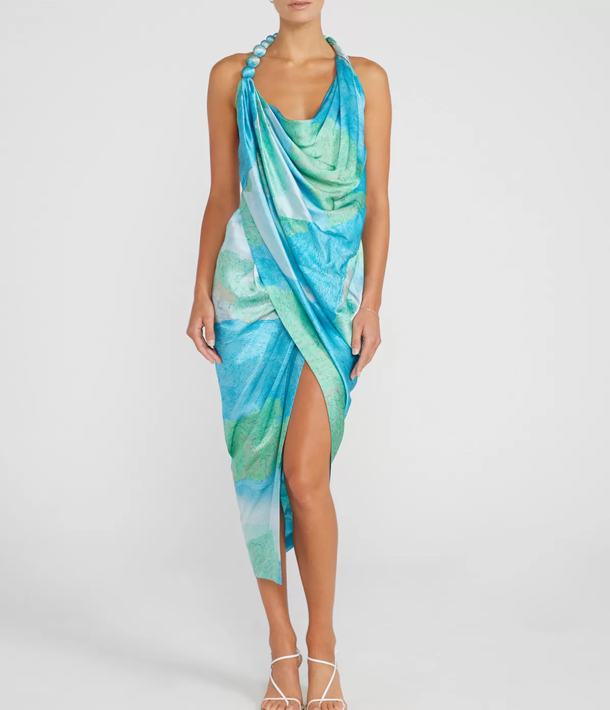 Cult Gaia Iluka Sleeveless Dress in Landscape Best Sale