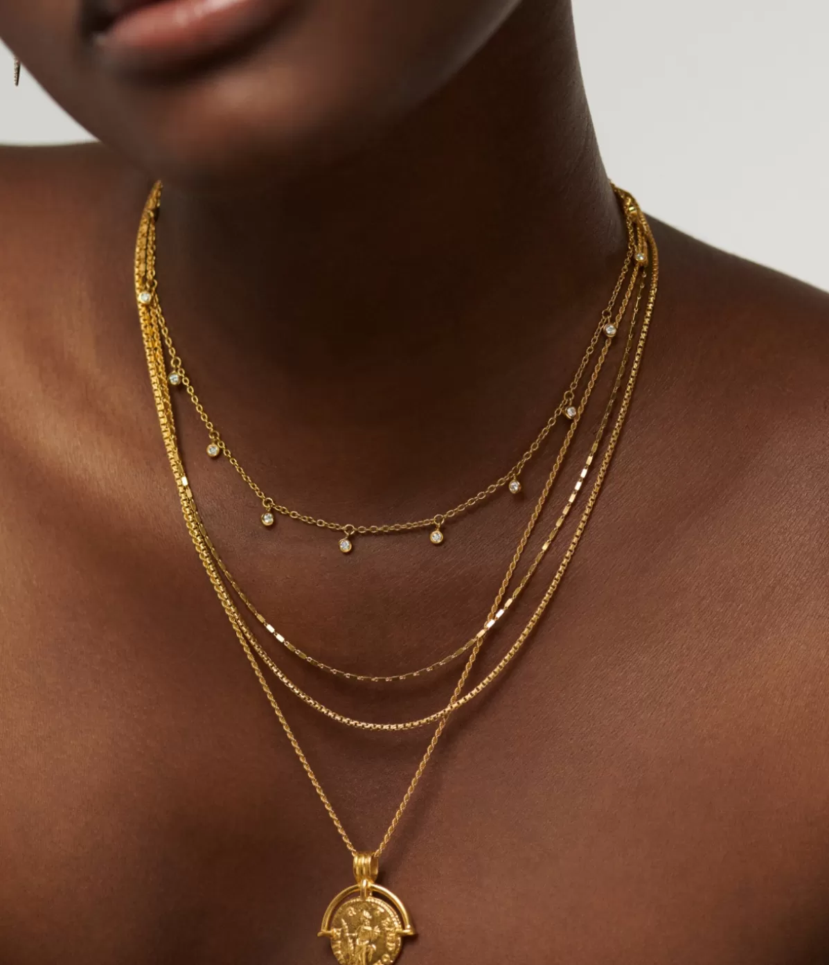 Missoma Interstellar Drop Choker in Gold Shop