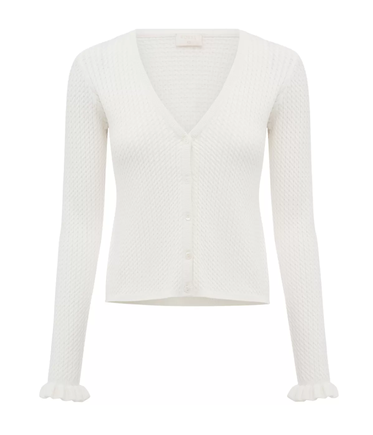 Posse Iris Knitted Cardigan in Bone Sale