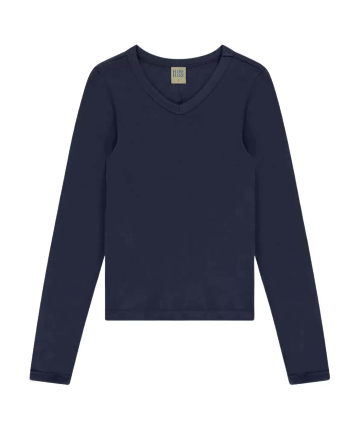 Flore Flore Jill Long Sleeve Tee in Navy Hot