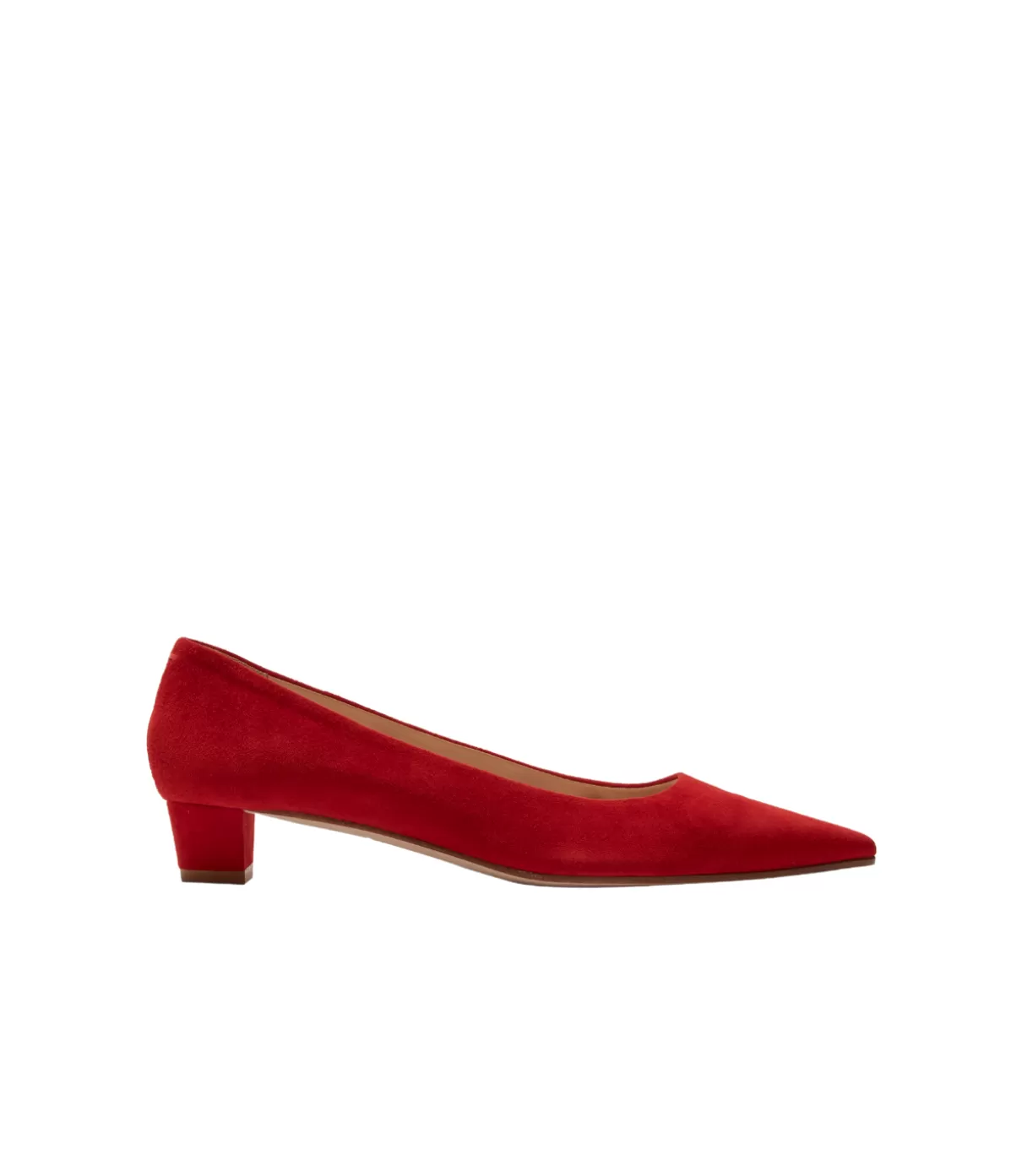 Aeyde Judi Suede Pump in Red Best