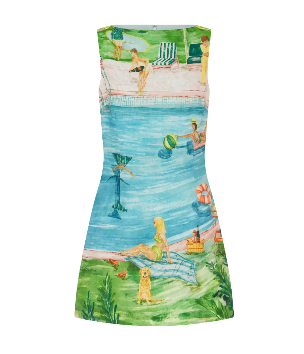 Roame Juliette Mini Dress in Poolside Affair Flash Sale