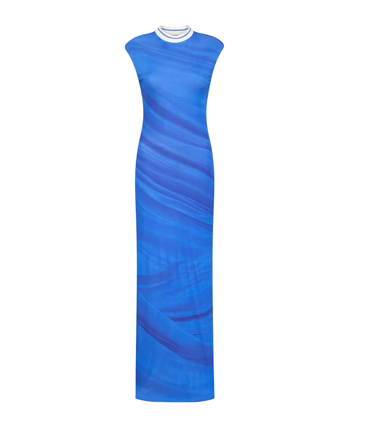 Paris Georgia Kent Sleeveless Dress in Ibiza Blue Discount