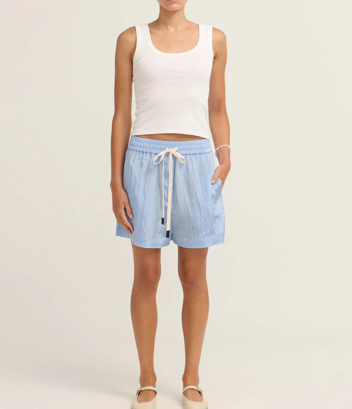 Lee Mathews Kiki Short in Cornflower Outlet