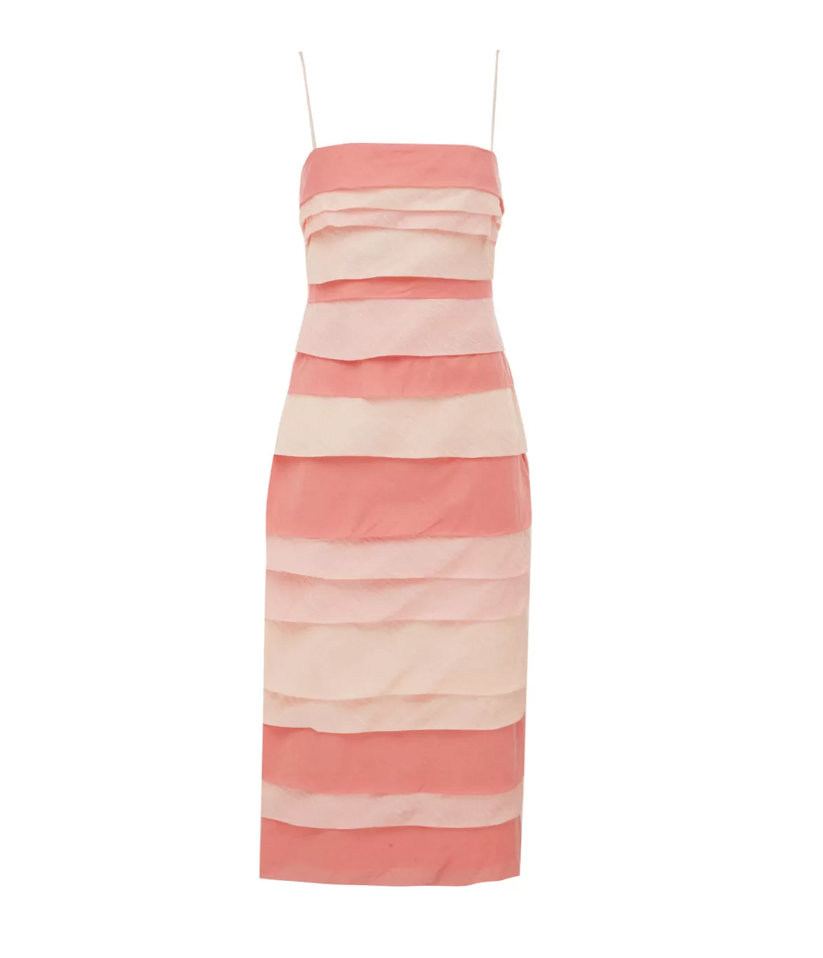 Acler Kirton Midi Dress in Pearl and Pink Sale