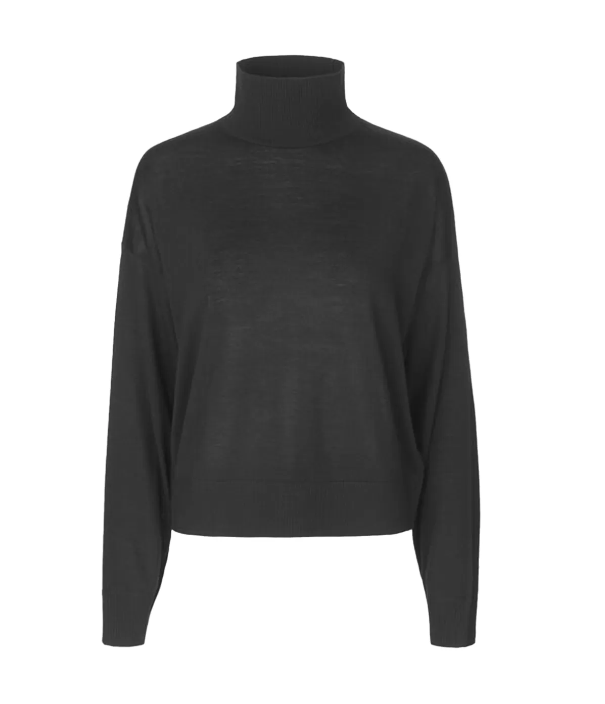 Samsoe Samsoe Kleo Turtleneck Knit in Black Clearance