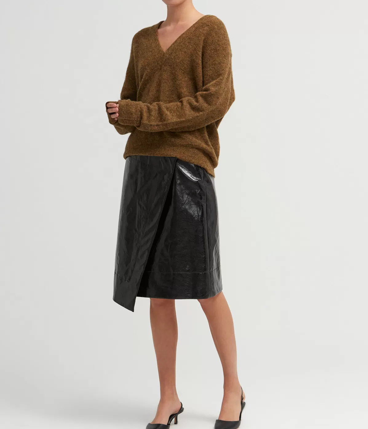 Lee Mathews Landon Skirt in Black Best Sale