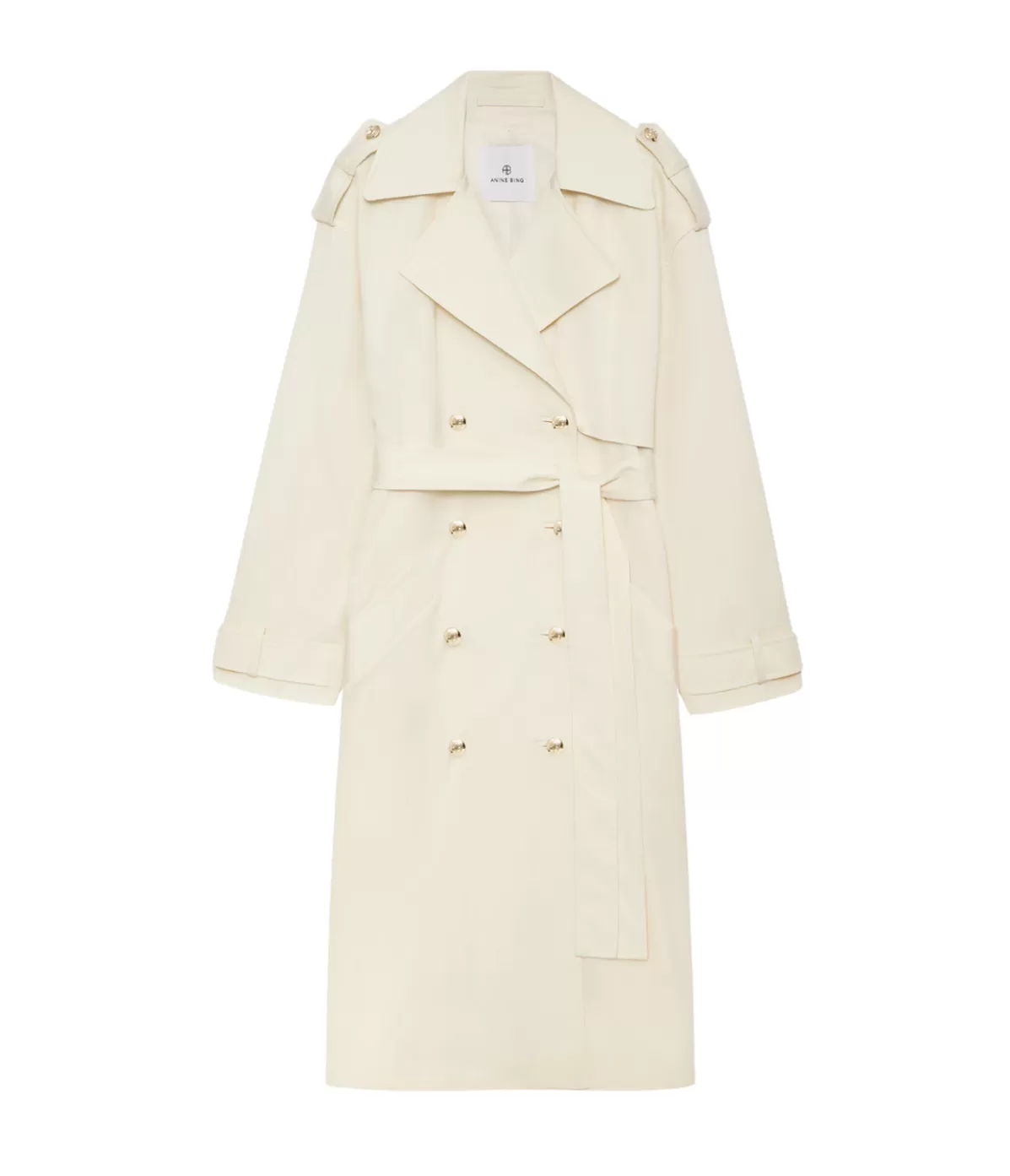 Anine Bing Layton Trench in Cream Shop