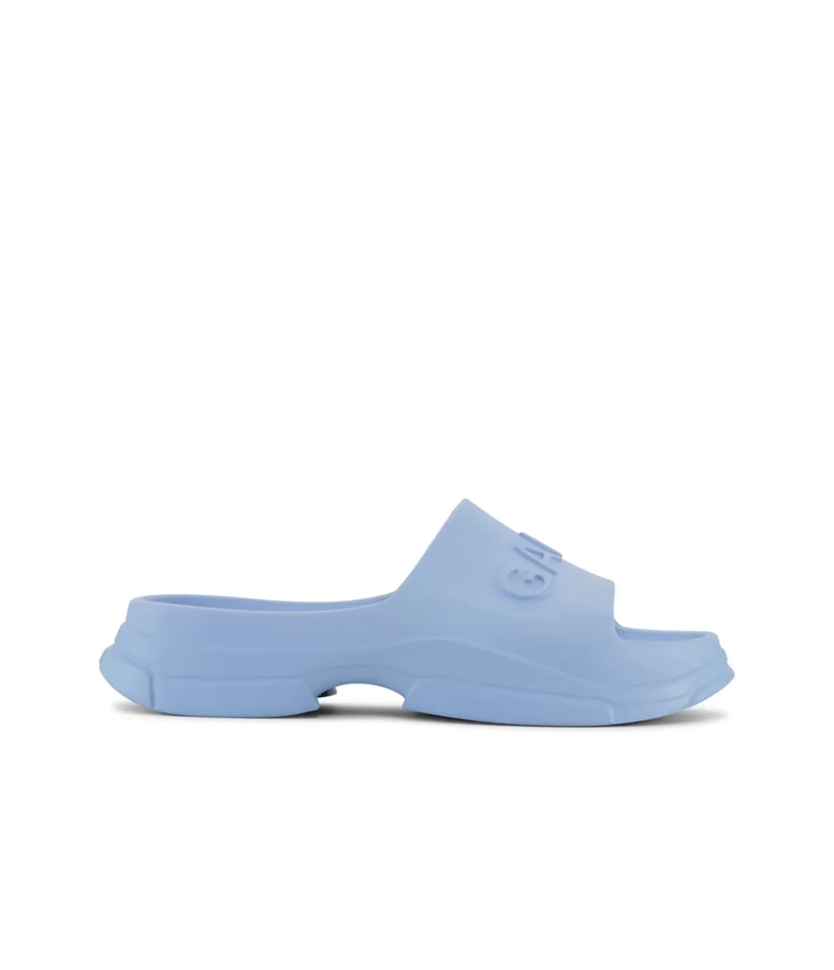 Ganni Light Weight Pool Slide in Baby Blue Best