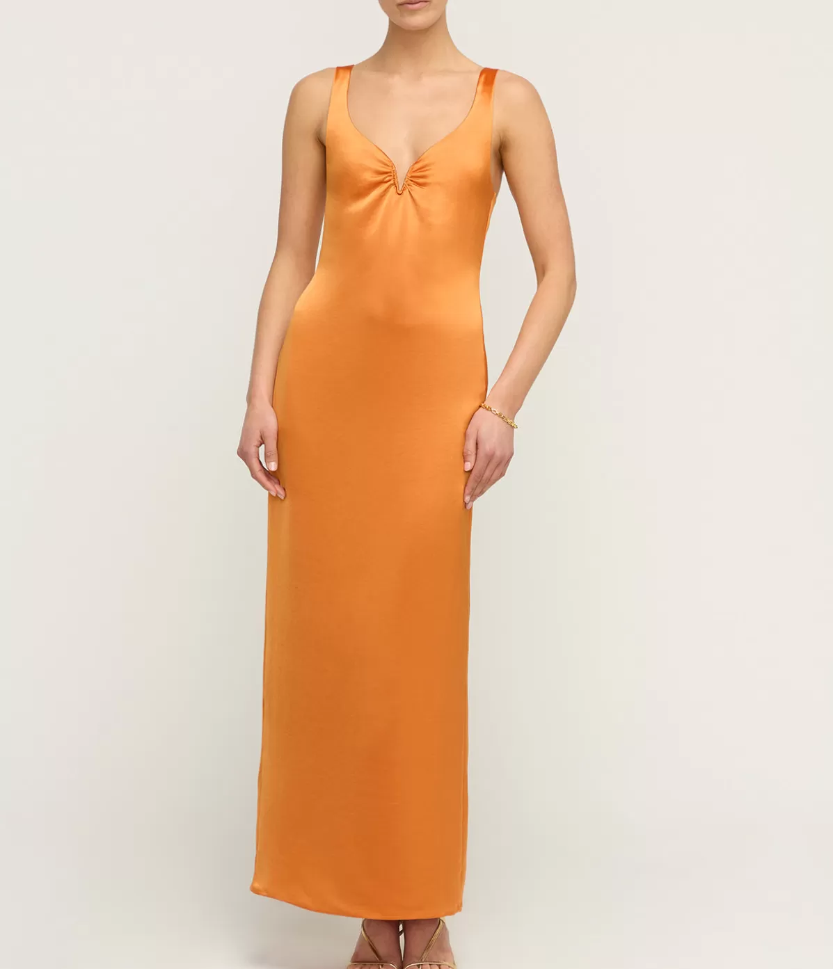 Anna Quan Liliana Midi Dress in Kumquat New