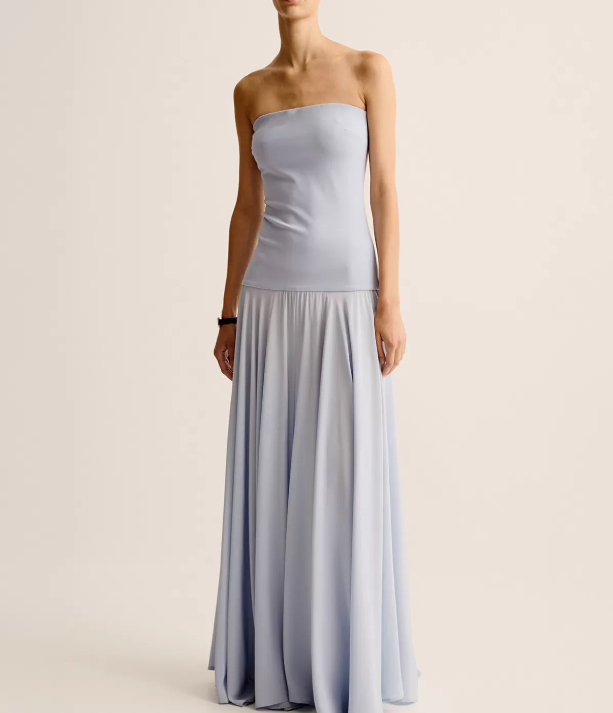 ESSE Studios Lilli Strapless Dress in Agate Blue Sale