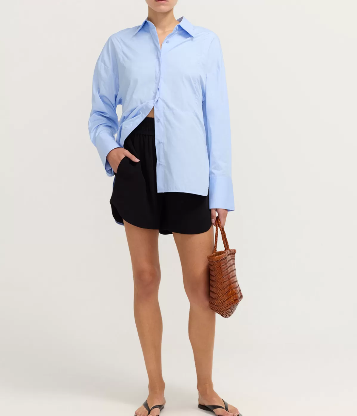 A.Emery Linter Shirt in Sky Discount