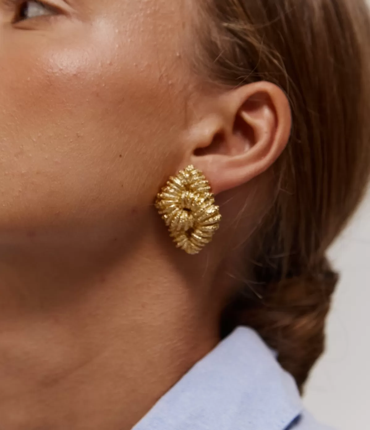 Paola Sighinolfi Loto Earrings in Gold Best