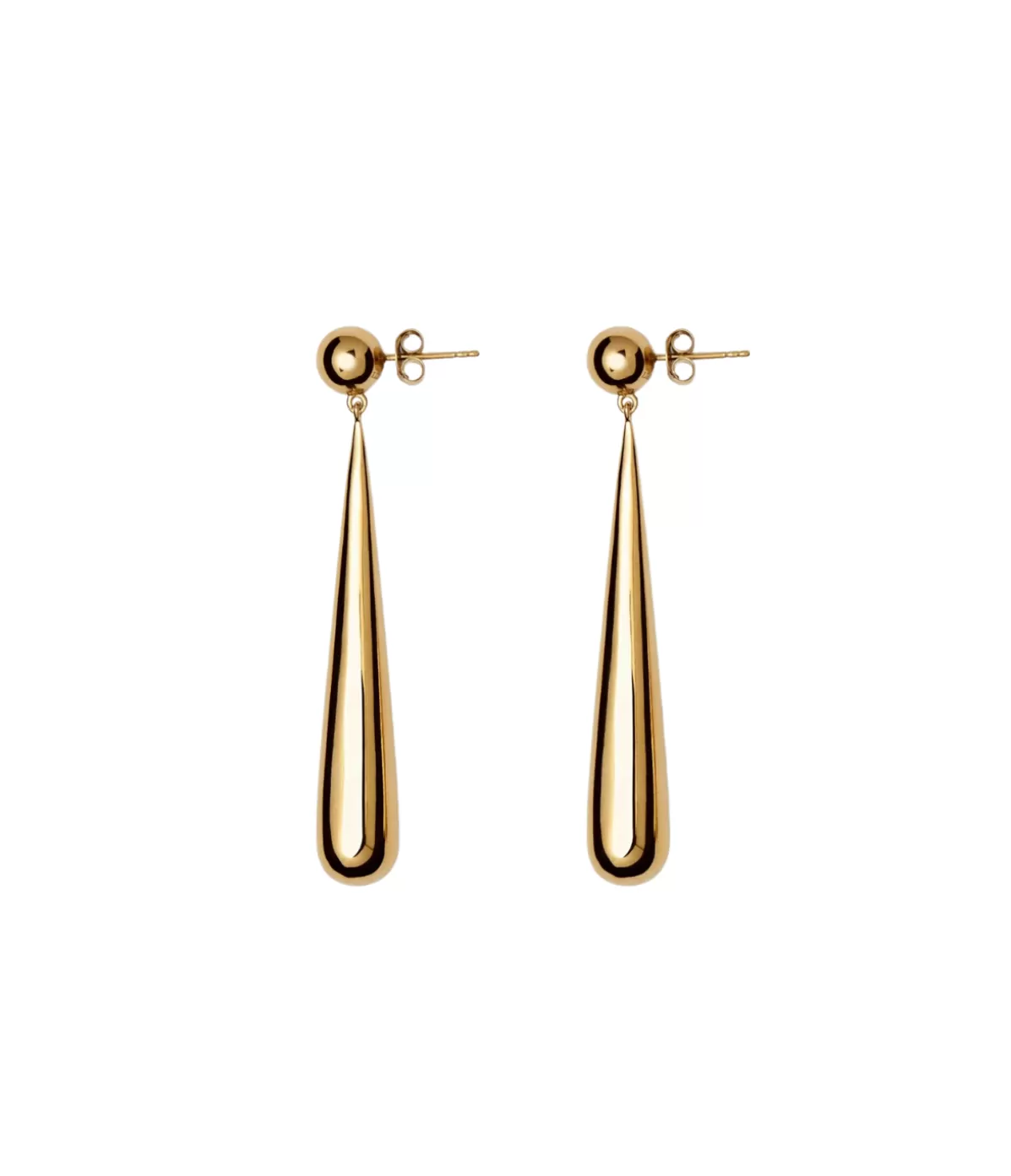 Lie Studio Louise Earrings in Gold Cheap