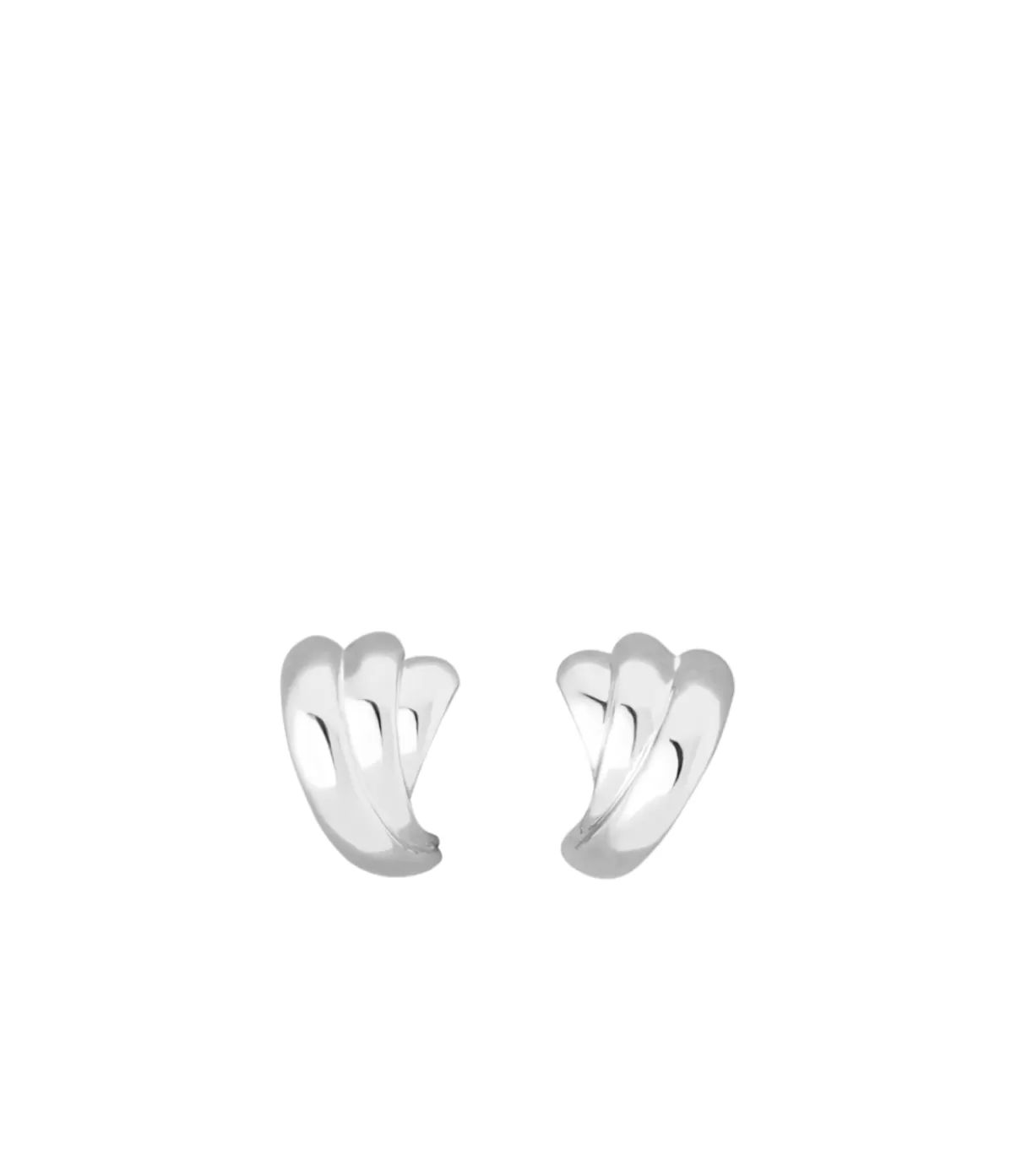 Lie Studio Magda Earrings in Silver New