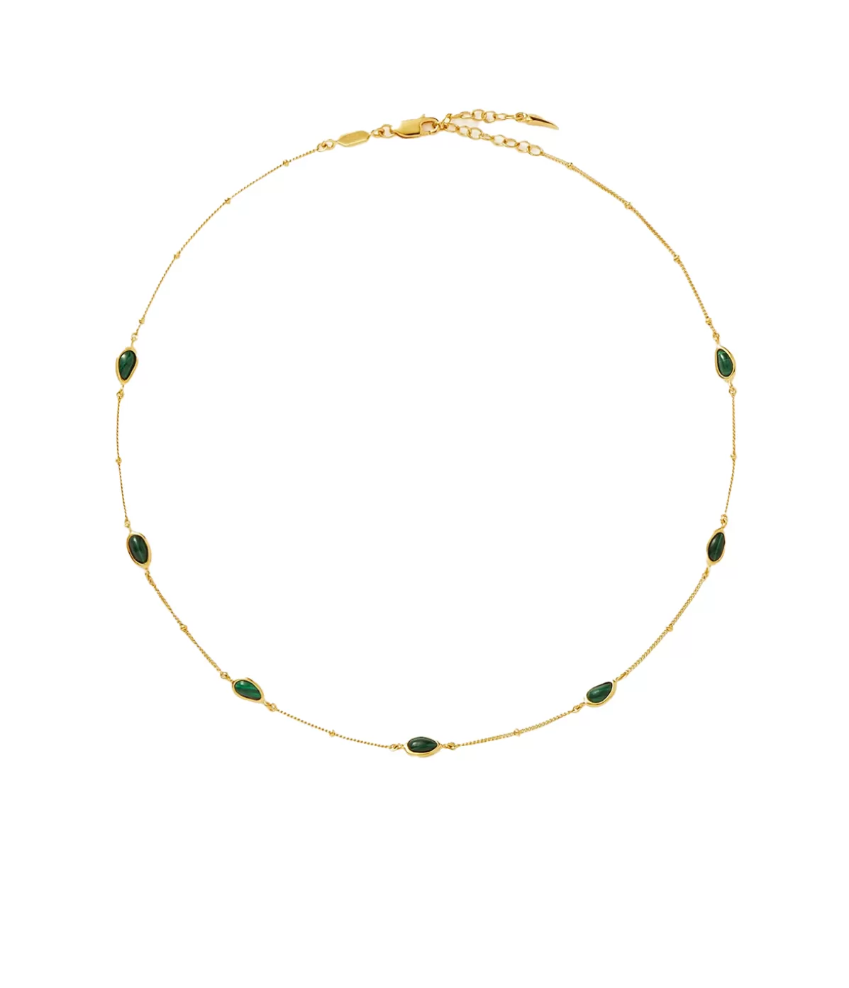 Missoma Magma Gemstone Charm Choker in Gold Hot