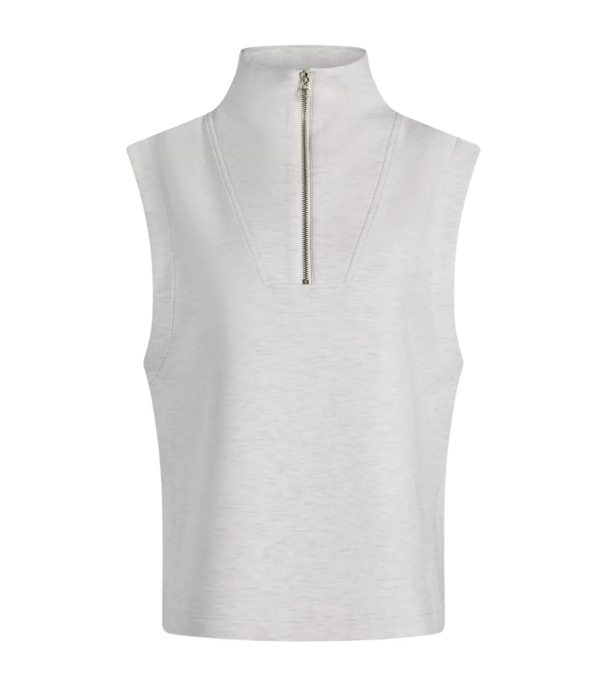 Varley Magnolia Half Zip Tank in Ivory Marle Store