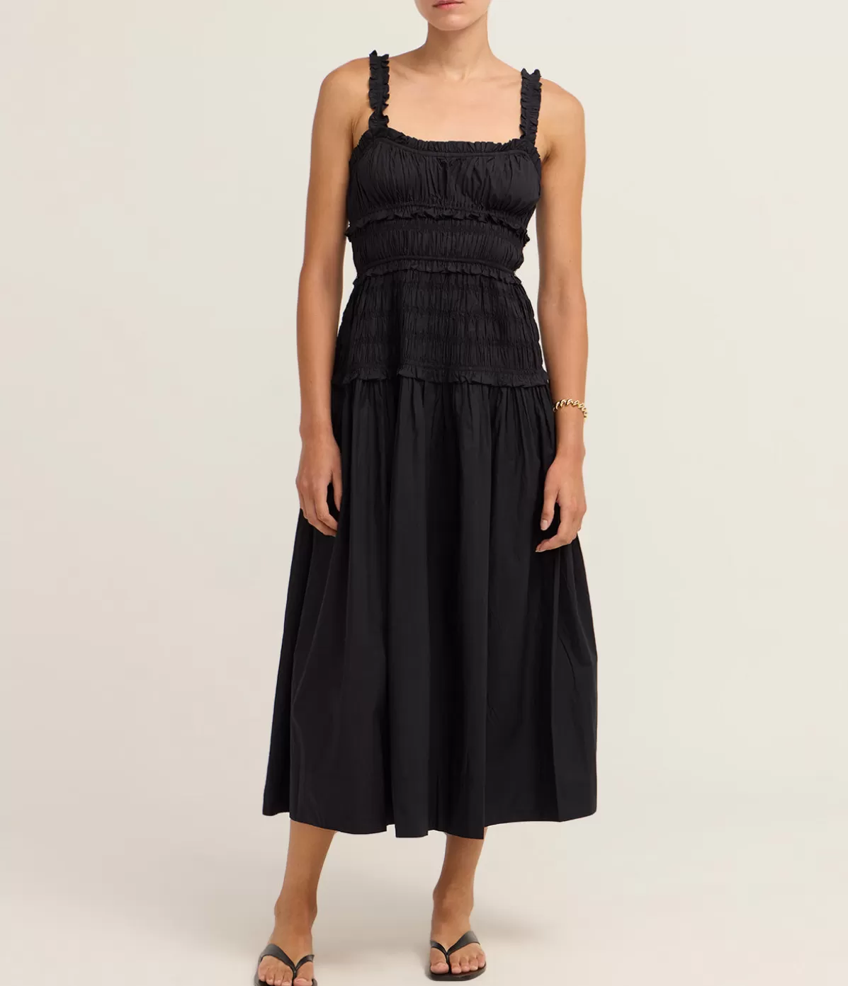 Doen Marianne Dress in Black Sale