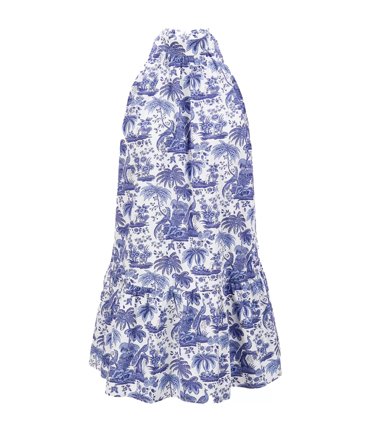 Staud Marlowe Mini Dress in Blue Toile Flash Sale