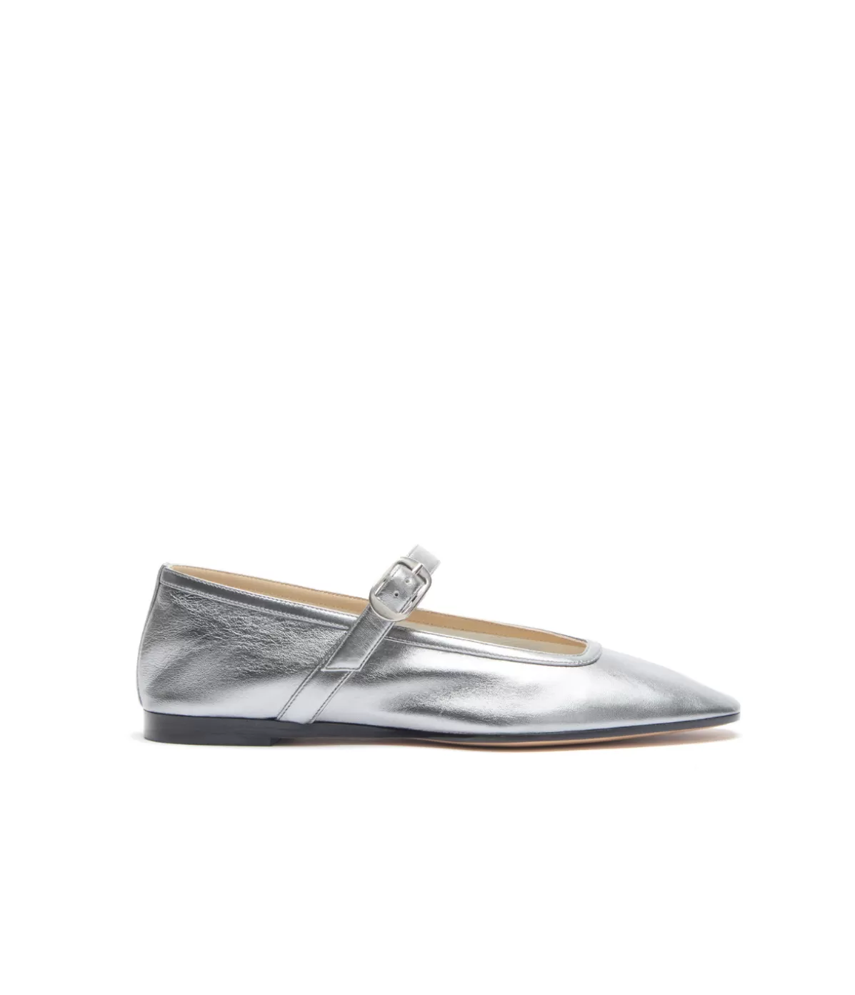 Le Monde Beryl Mary Jane Ballet Flat in Silver Online