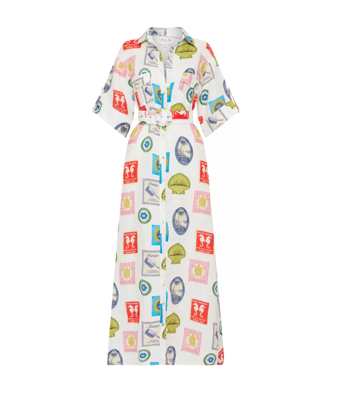 Palm Noosa Memento Dress in Holiday Stamp Shop