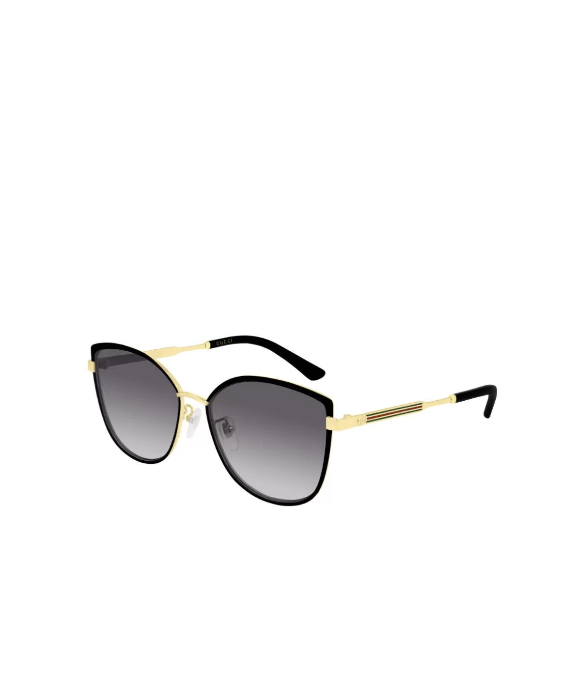 Gucci Metal Large Cat-eye Sunglasses in Black Flash Sale