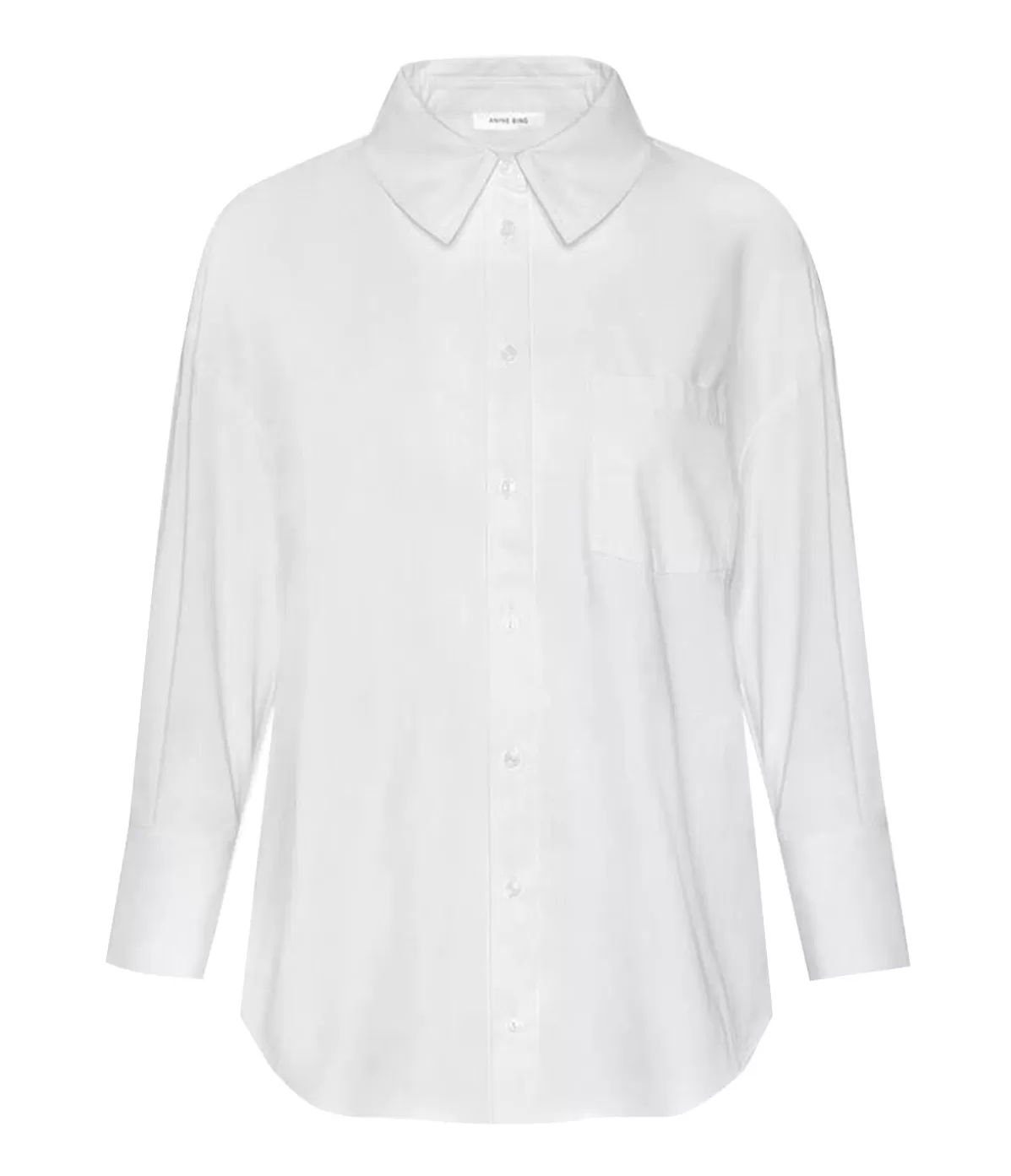 Anine Bing Mika Shirt in White Fashion