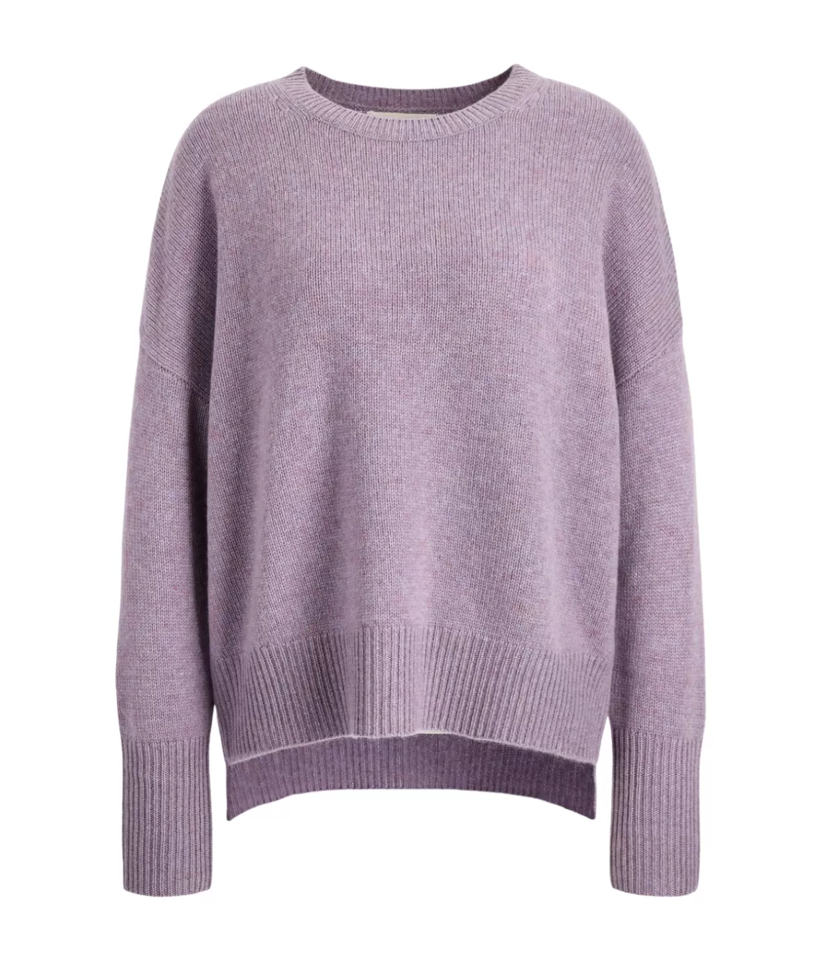 Lisa Yang Mila Round Neck Sweater in Iris Melange Online