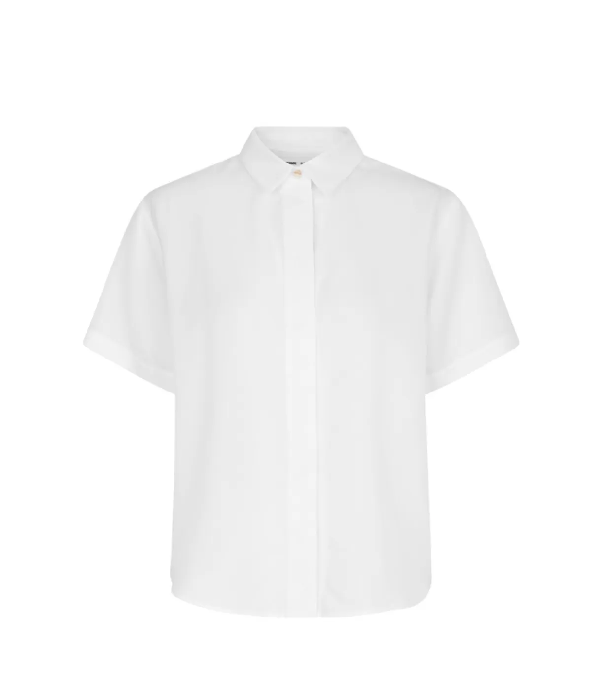 Samsoe Samsoe Mina Short Sleeve Shirt in White Shop