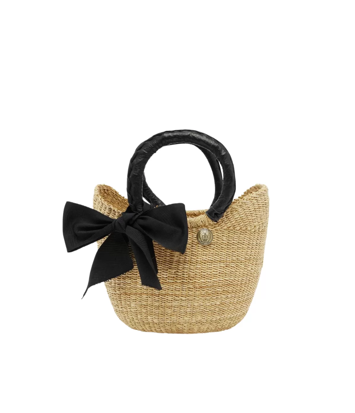 Casa Catinella Mini Basket Bag in Black Outlet