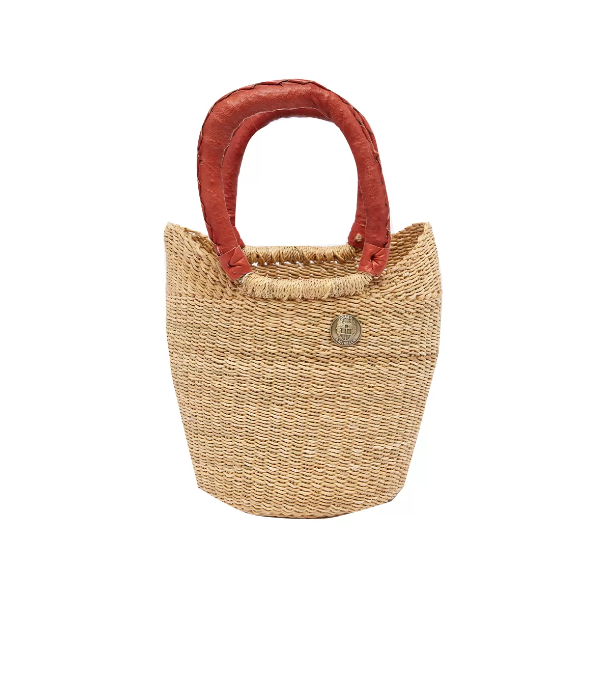 Casa Catinella Mini Basket Bag in Tan Shop