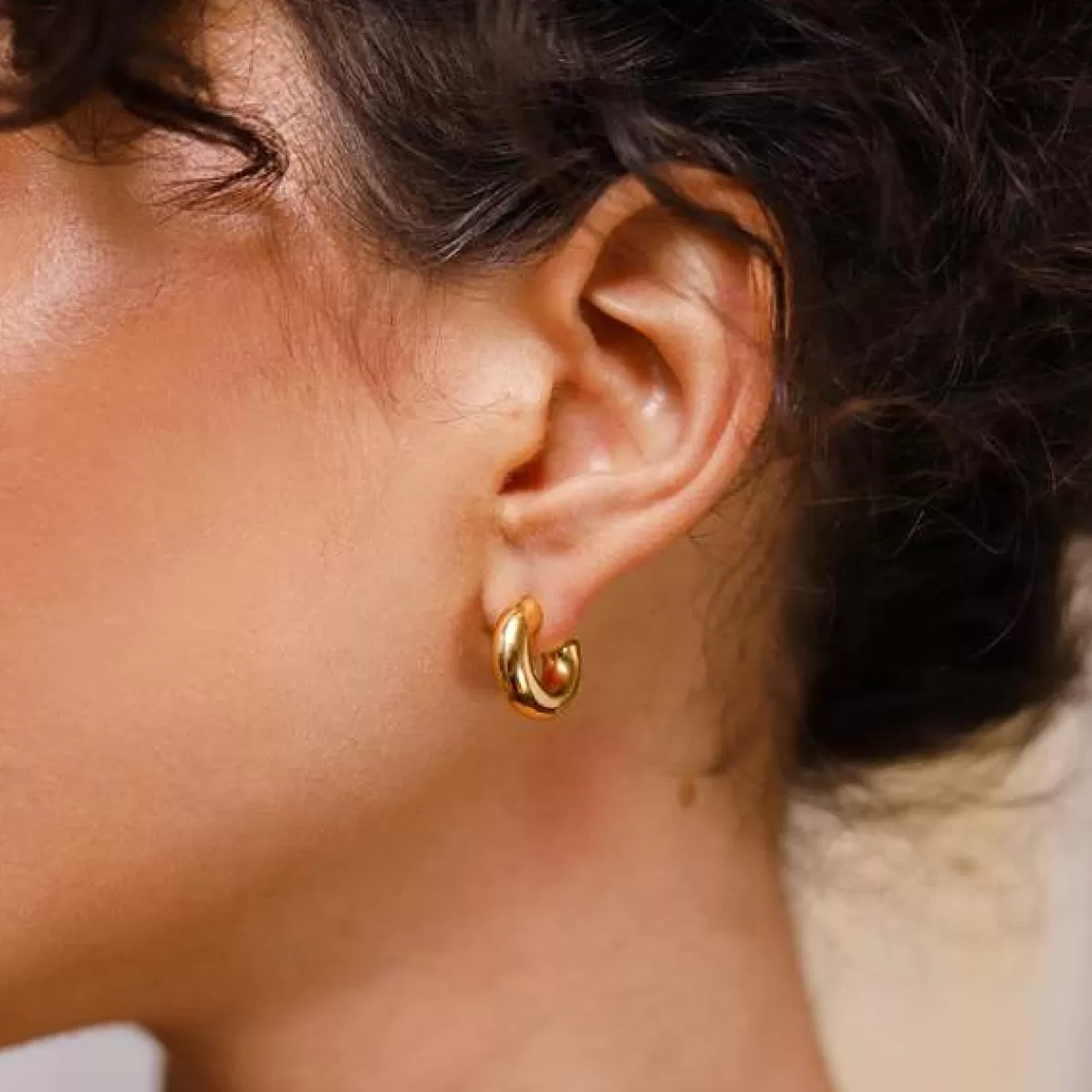 Missoma Mini Chubby Hoop Earrings Hot