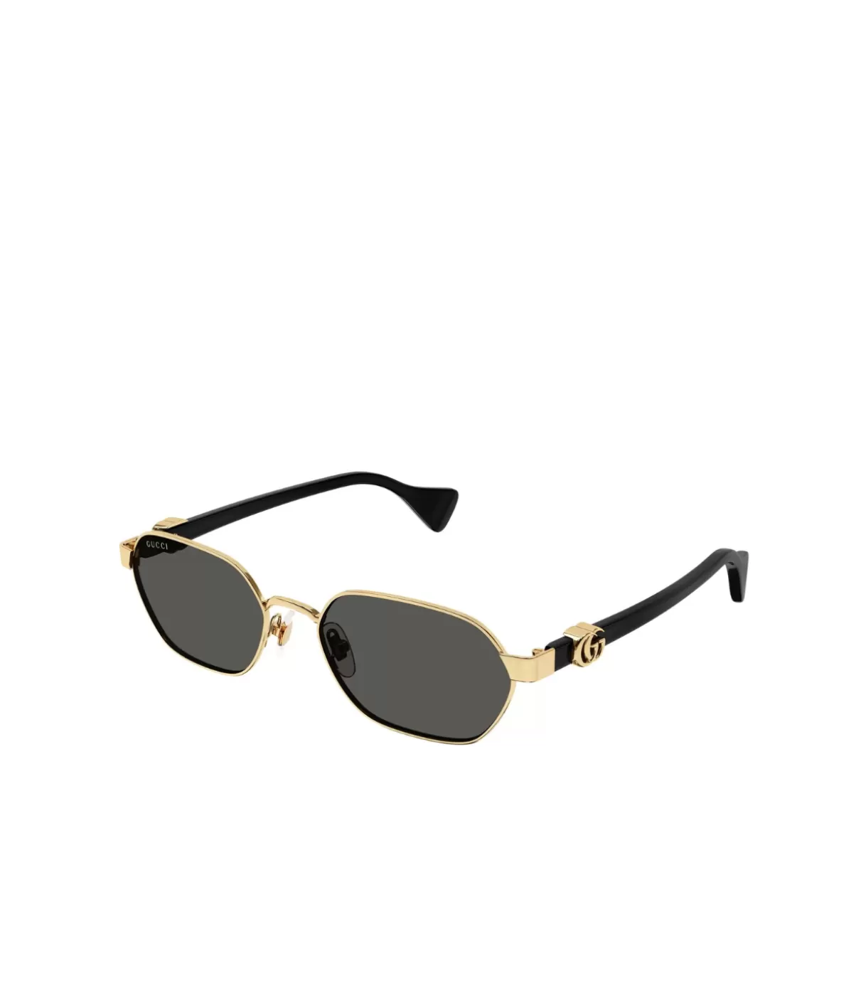 Gucci Mini Running Oval Shaped Sunglasses in Gold Fashion