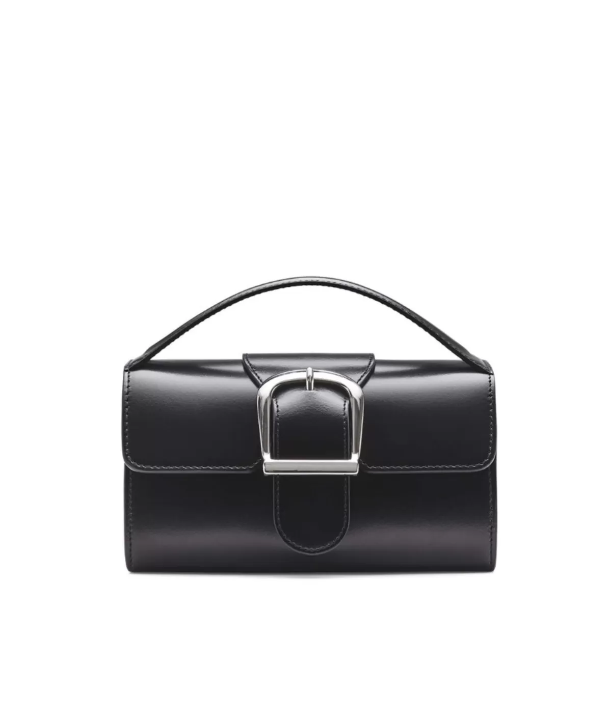 Rylan Mini Satchel with Flat Handle in Black Sale