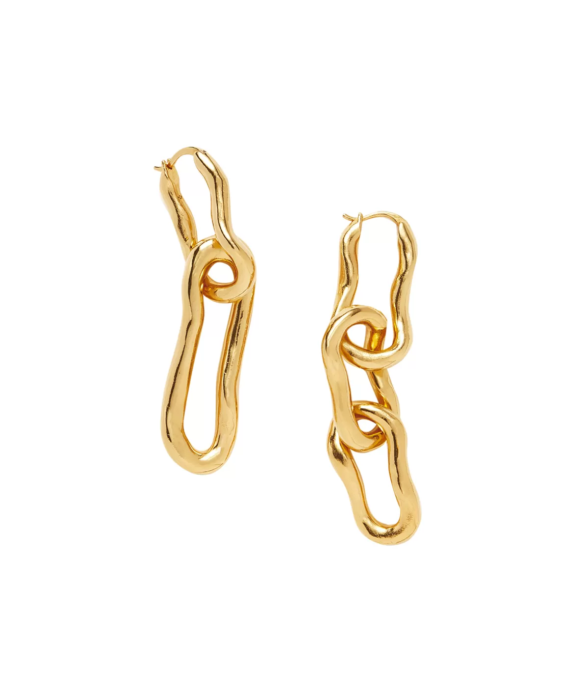 Missoma Molten Ovate Mismatch Hoop Earrings Outlet