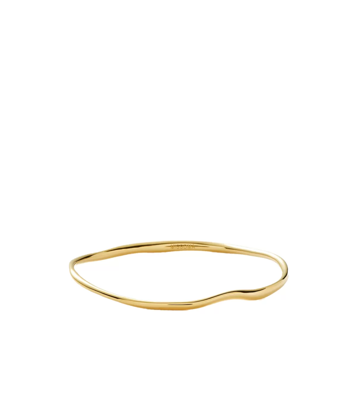 Missoma Molten Ripple Bangle in Gold Cheap