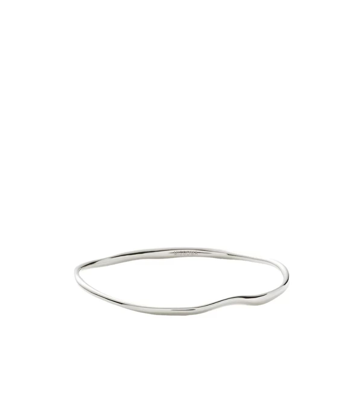 Missoma Molten Ripple Bangle in Silver Best