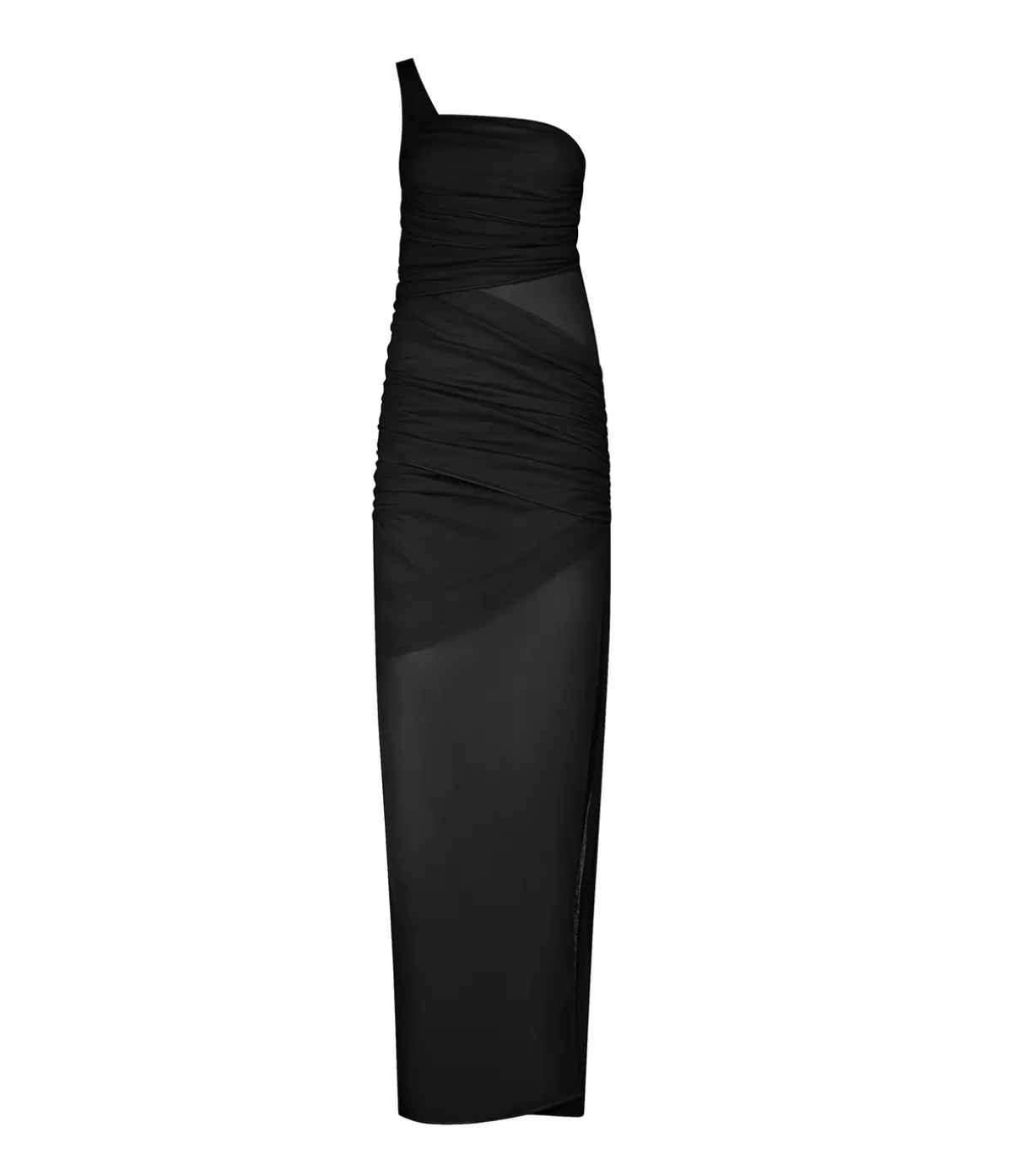 Gauge81 Moni One Shoulder Dress in Black Flash Sale