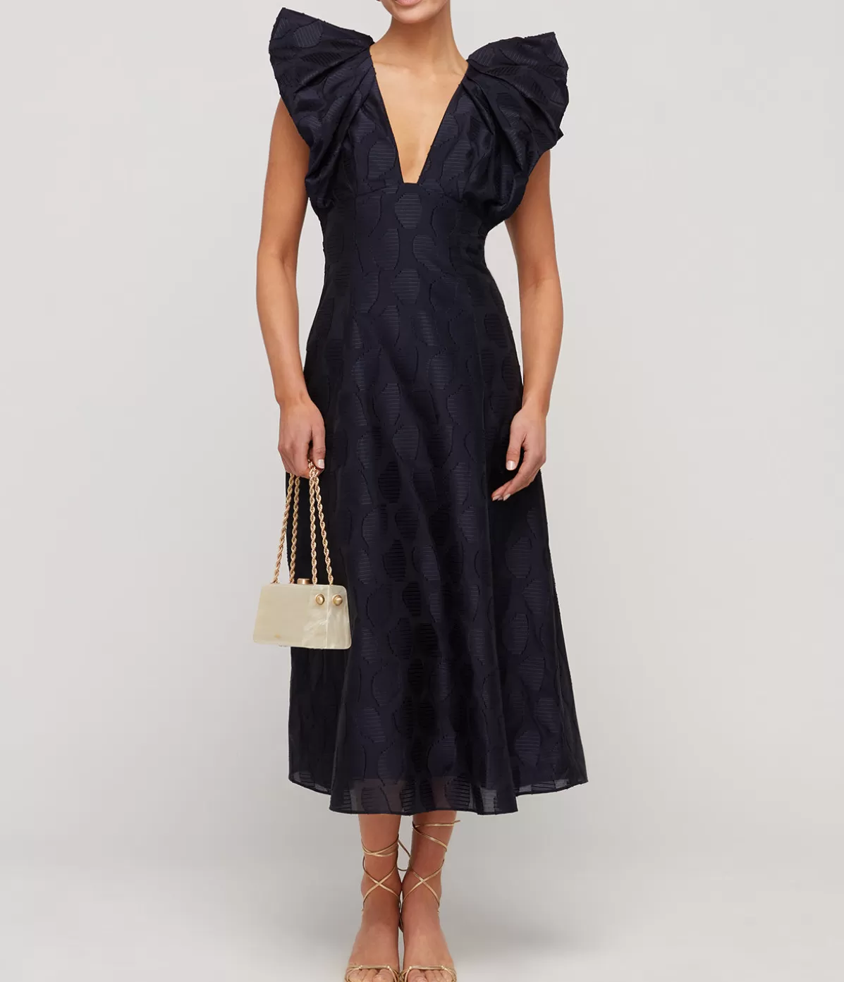 Acler Morin Dress in French Navy Flash Sale