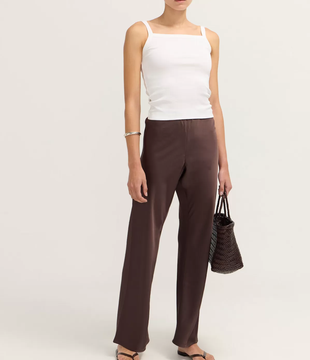 A.Emery Myrna Bias Pant in Chocolate Clearance