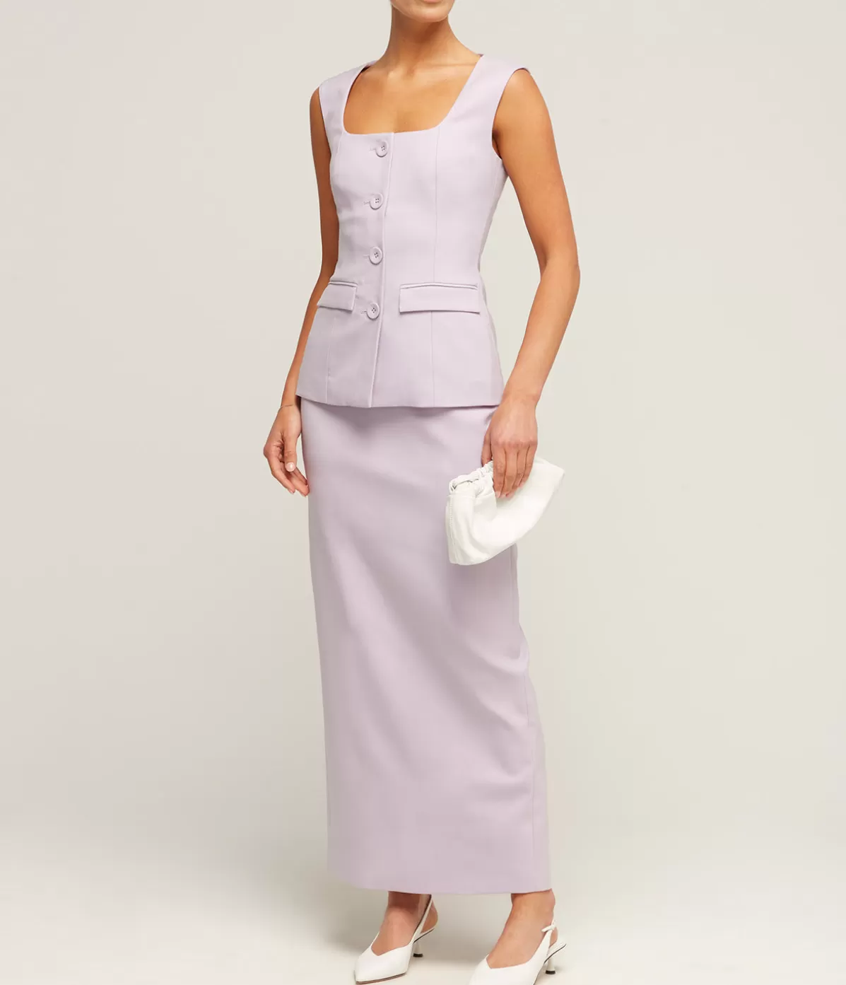 Anna Quan Nadia Pencil Skirt in Lilac Fashion