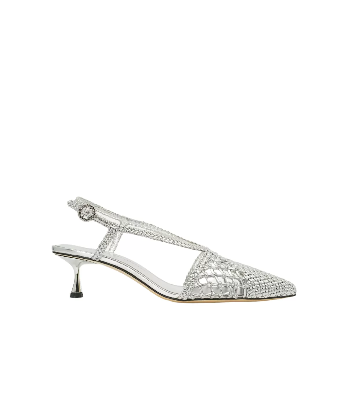 Studio Amelia Nexus 50 Heel in Silver Clearance