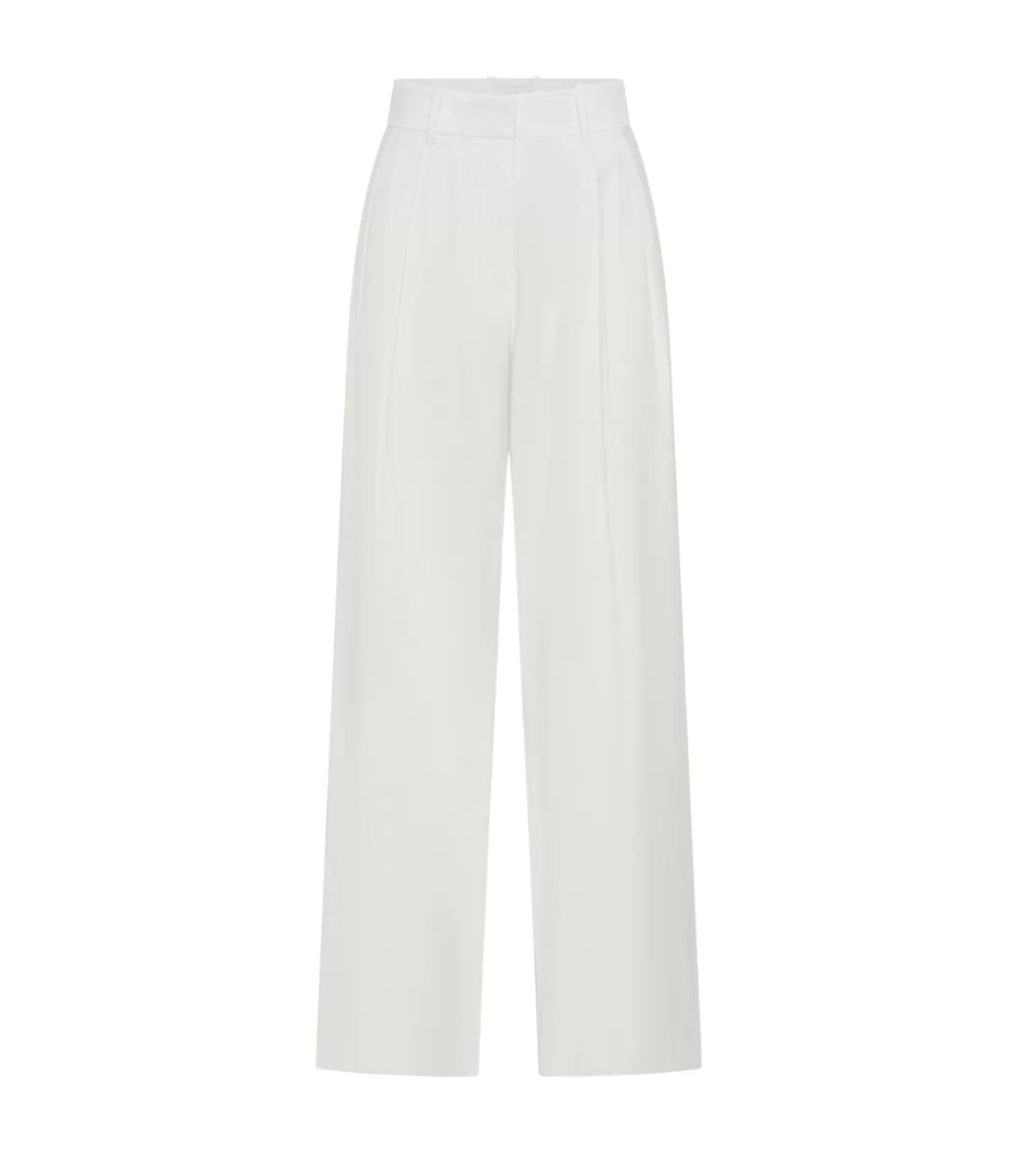 Solaqua Nicola Double Pleat Pants in Ivory New