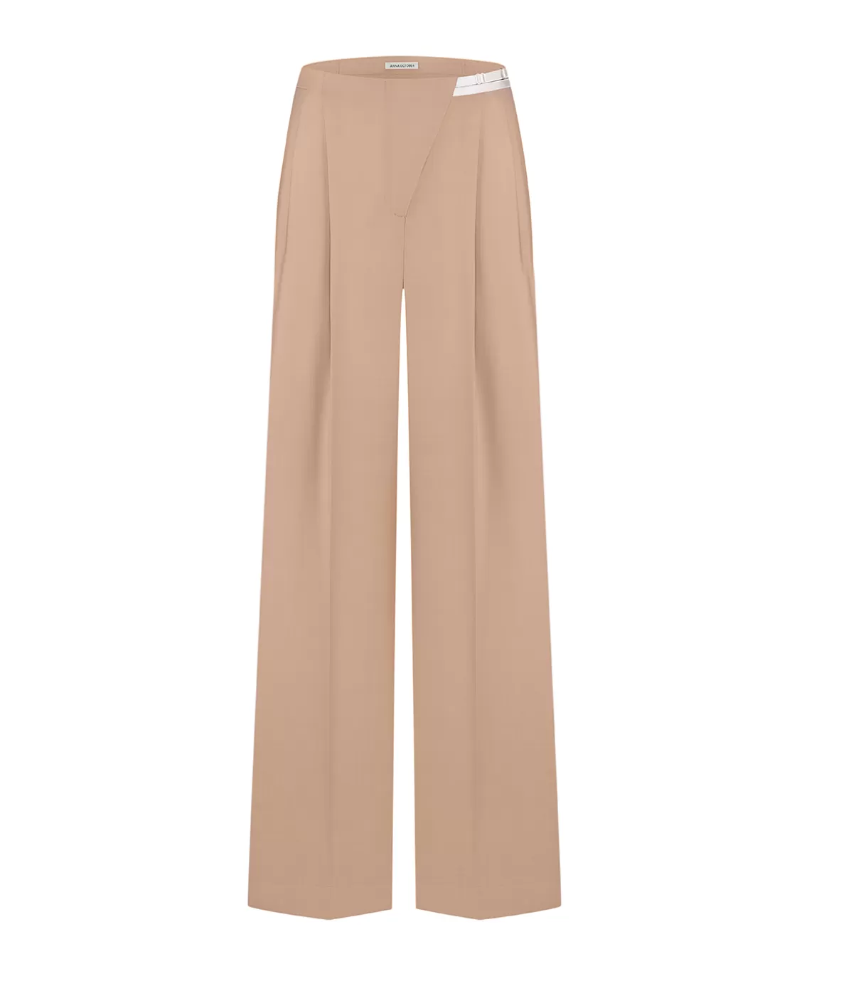 Anna October Noemie High Waisted Pant in Peach Clearance