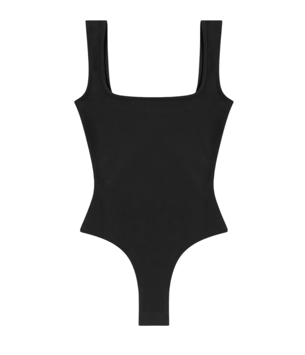 Flore Flore Nur Square Neck Bodysuit in Black Best Sale