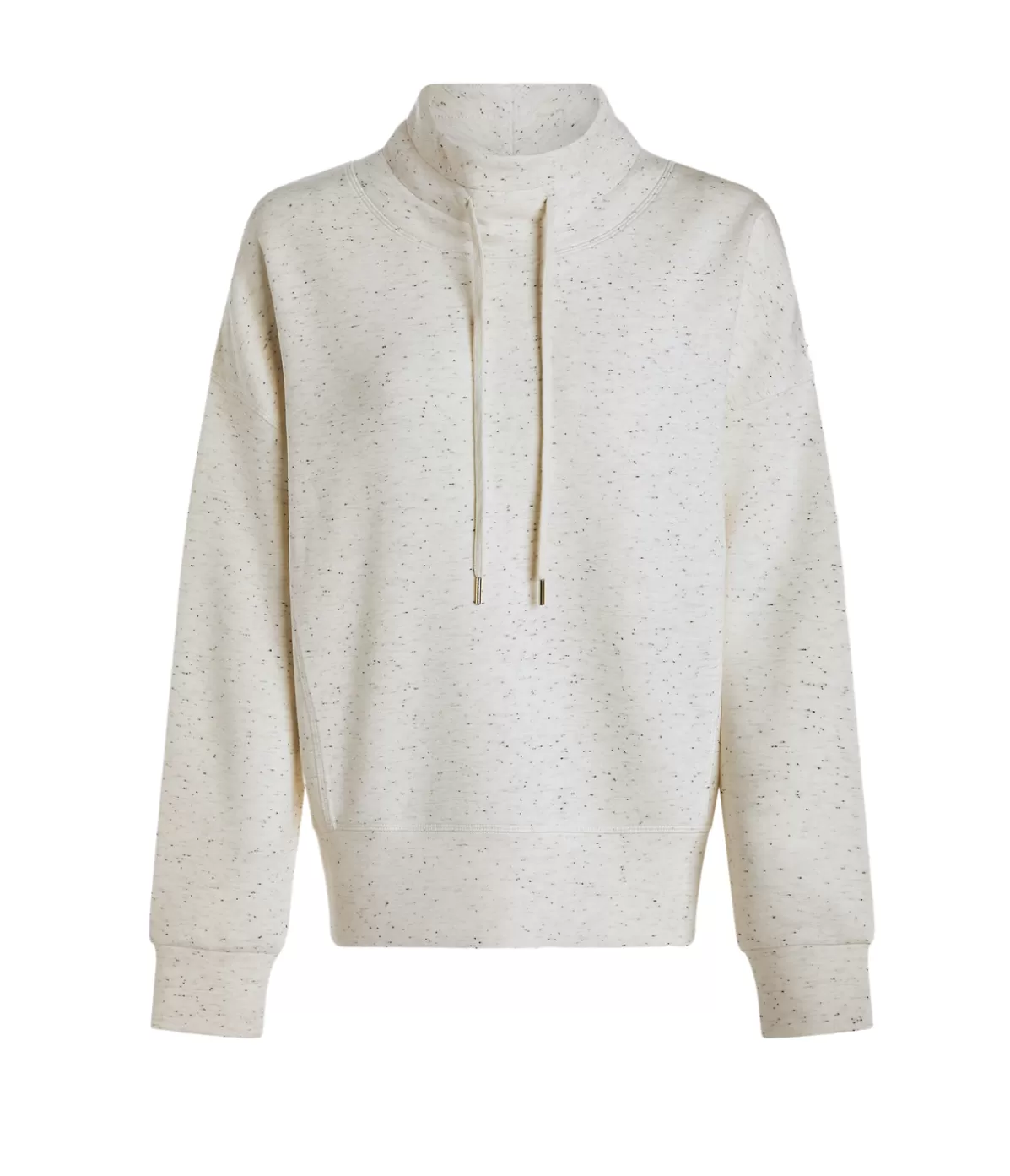 Varley Oakdale Sweat in Ivory Marl Fleck Clearance