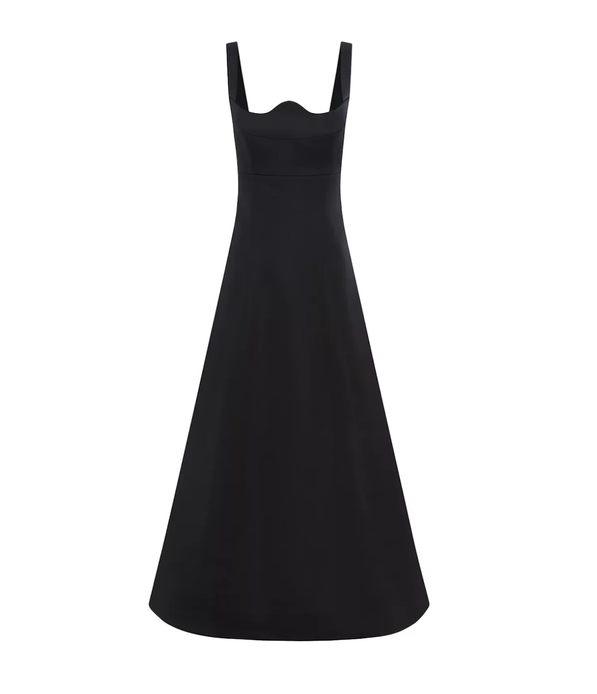 LEO LIN Odette Midi Dress in Ebony Clearance