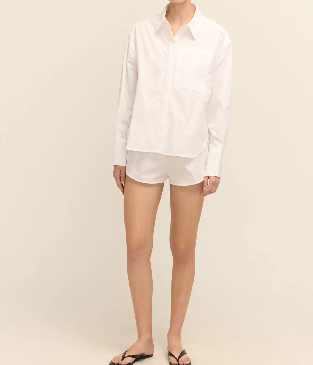 Yaitte Palma Shirt in Crisp White Shop