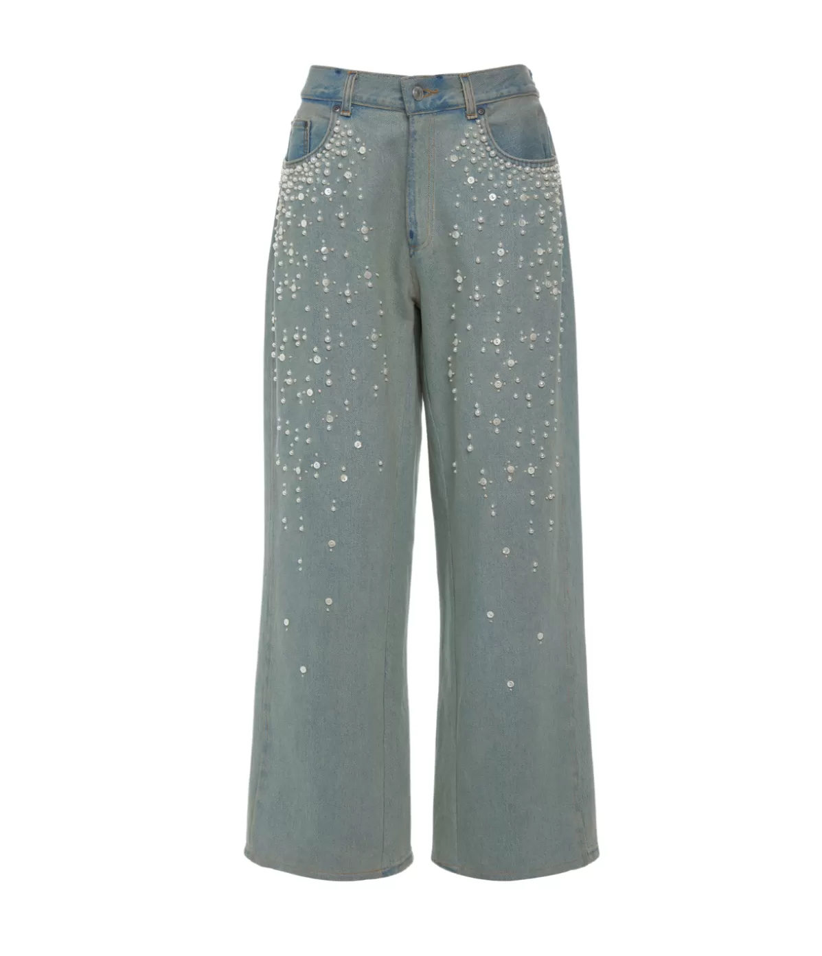 Sea NY Perlette Denim Pants in Blue Fashion